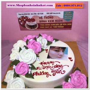 Bánh Sinh Nhật In Hình Ảnh - H460